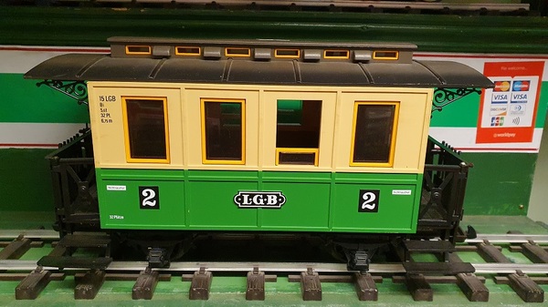 LGB Green Coach 2nd Class S/H/Chalk Garden Rail